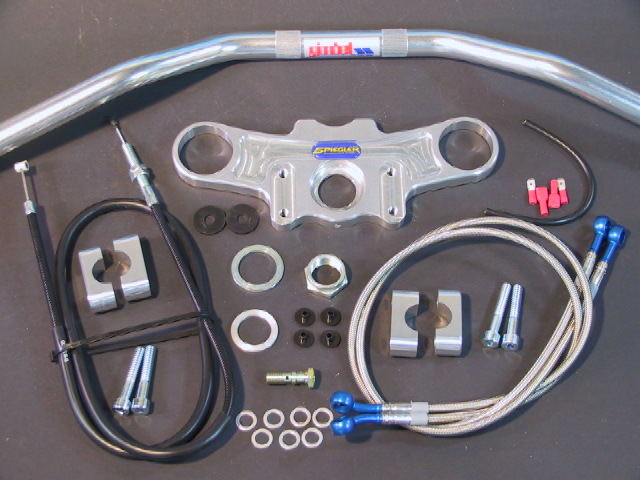 Superbike Lenker Umbau   Kit HONDA CBR 600 F S 99 04